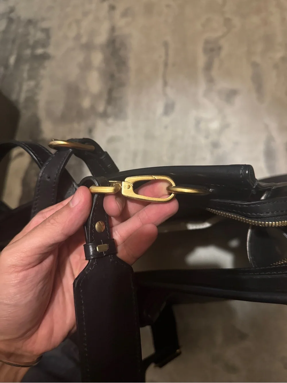 Shinola Large Sibley Satchel Classic Black Leather Men's Tote Bag